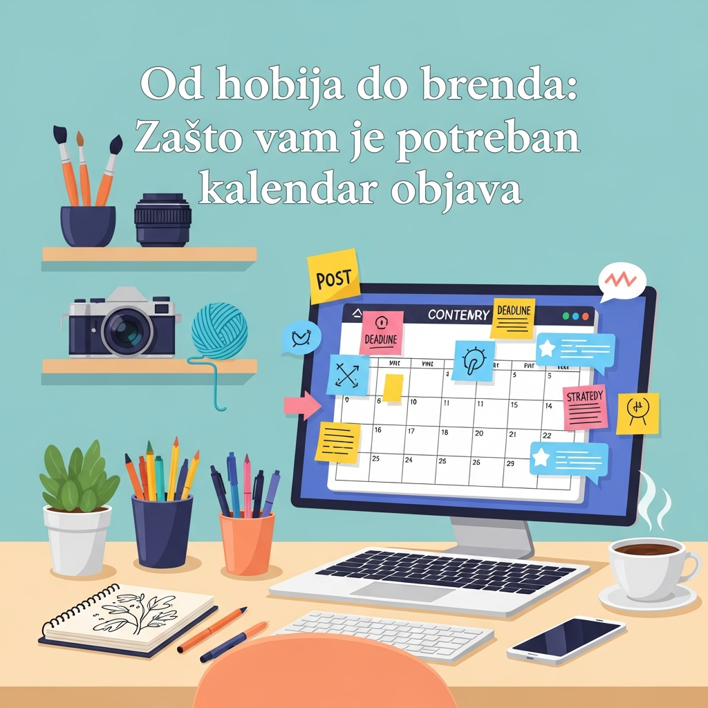 kako od hobija stvoriti brend uz pomoć kalendara objava